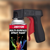 Adaptor pentru spray cu vopsea, negru/rosu, Dekton DP1000